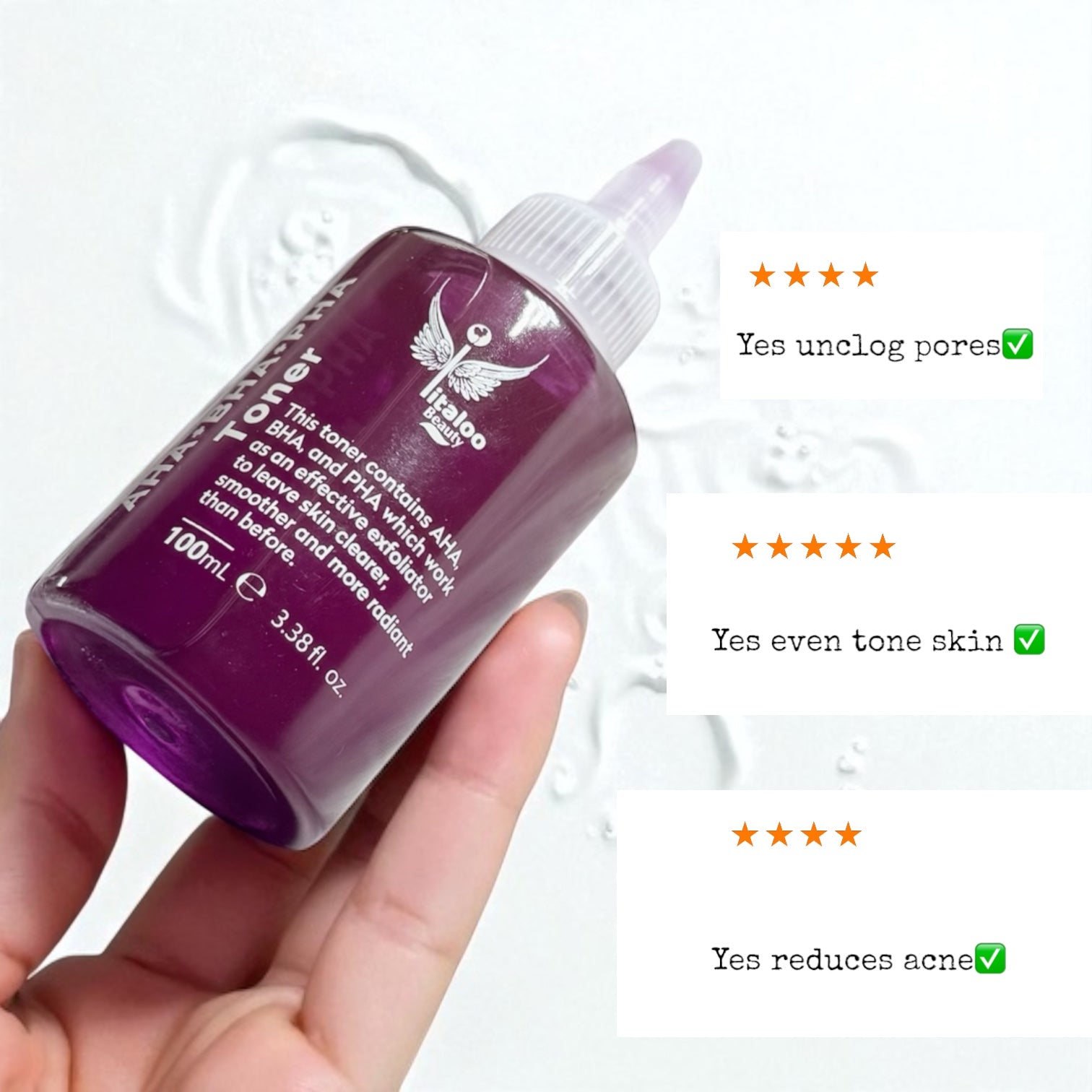 AHA+BHA+PHA toner 